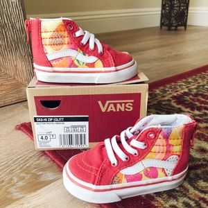 baby girl’s tutti fruity sk8 hi vans